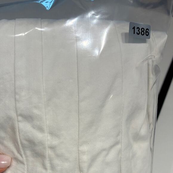 Zara White Sleeveless Mini Dress - Picture 8 of 8